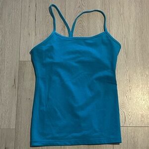 Lululemon Power Y Tank - Cerulean Blue Athletic Top